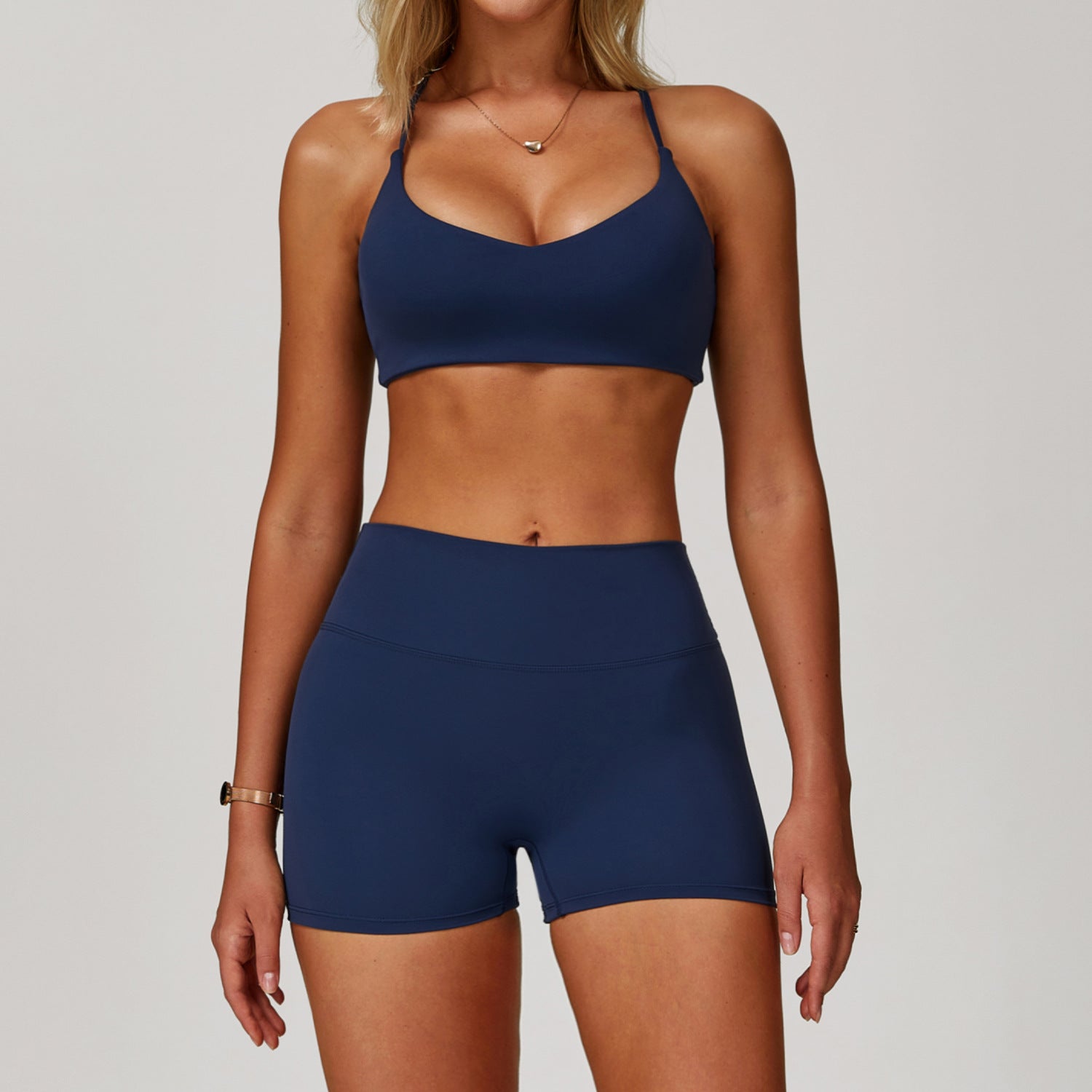 Everyday AURA Navy Blue Gym Short