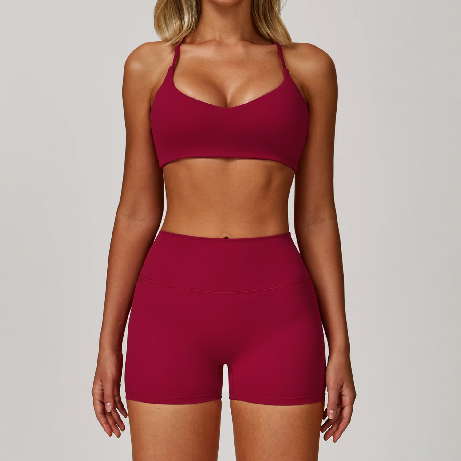Everyday AURA Hot Red Gym Short