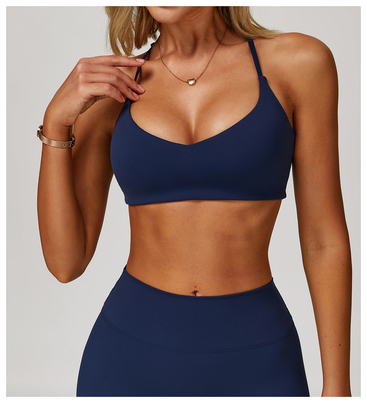 Everyday AURA Navy Blue Gym Bra