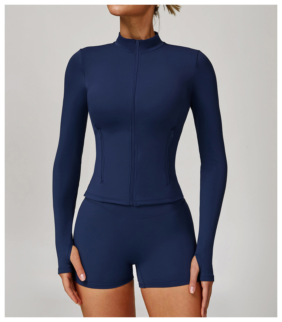 Everyday AURA Navy Blue Gym Tracktop