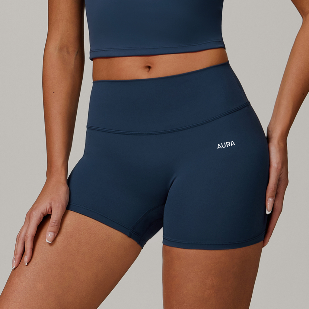 Everyday AURA Navy Blue Gym Short