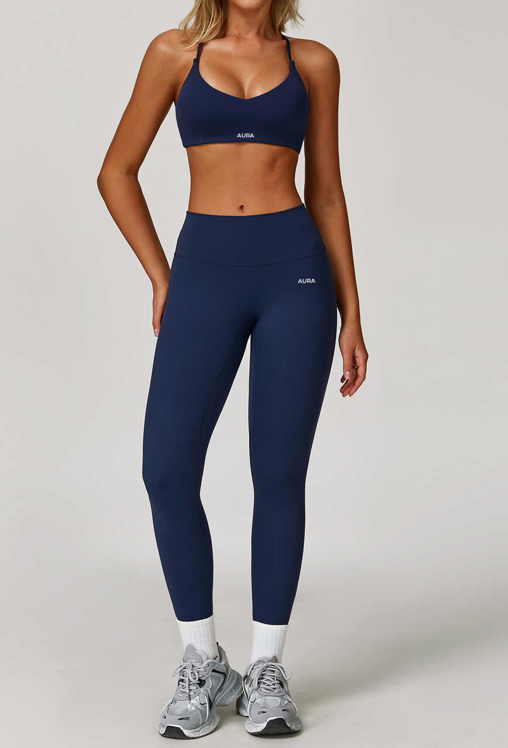 Everyday AURA Navy Blue Gym Bra