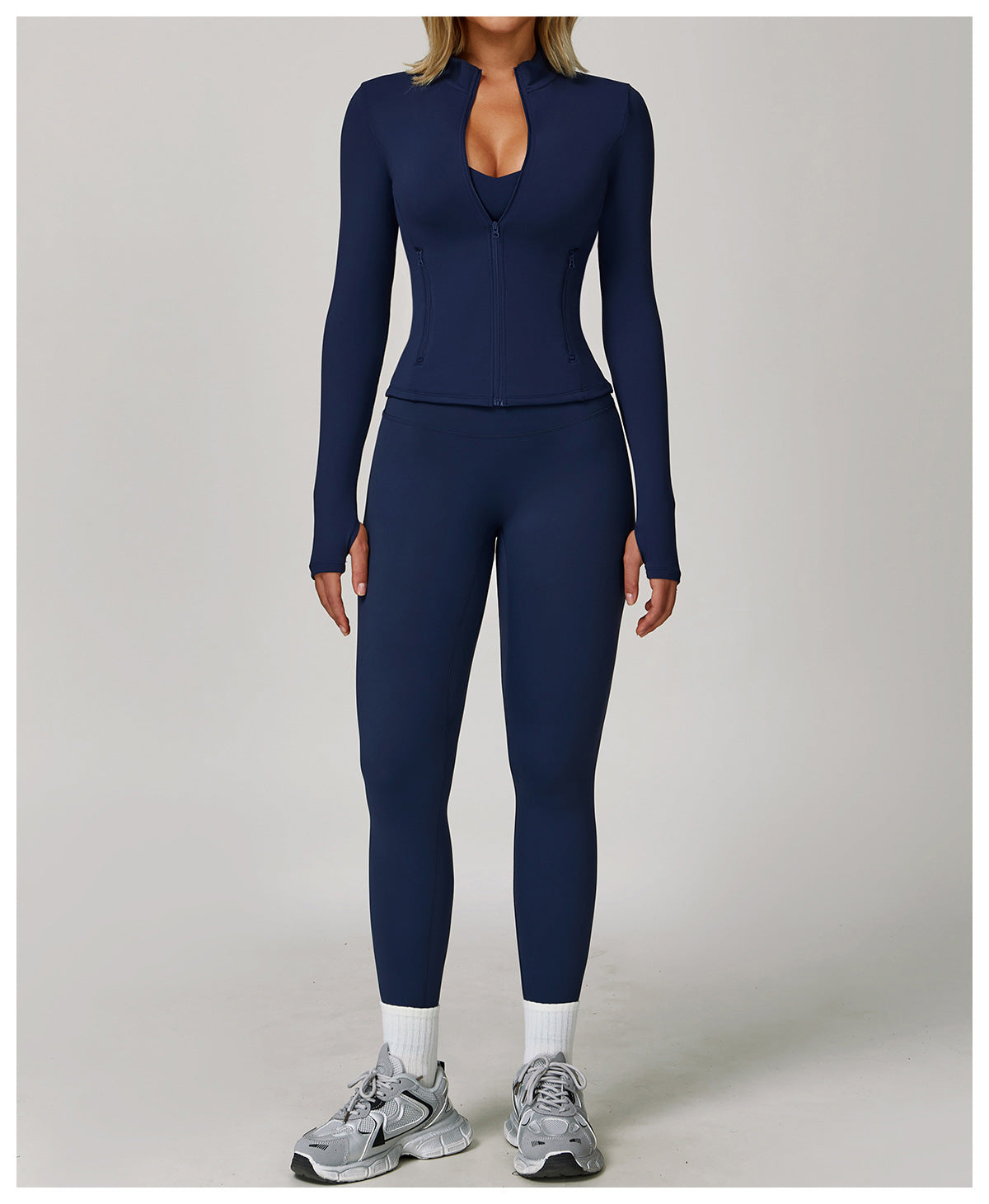 Everyday AURA Navy Blue Gym Tracktop