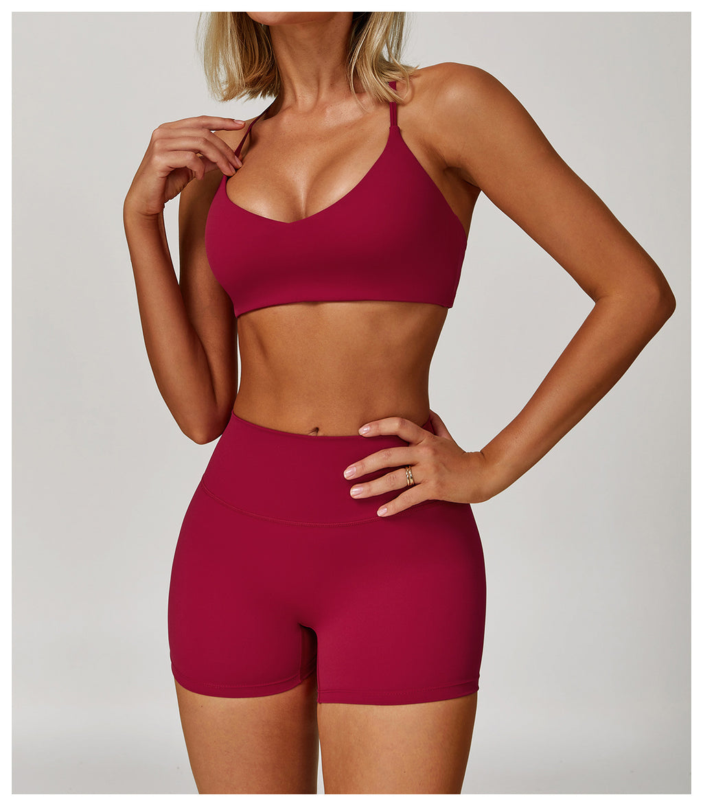 Everyday AURA Hot Red Gym Bra