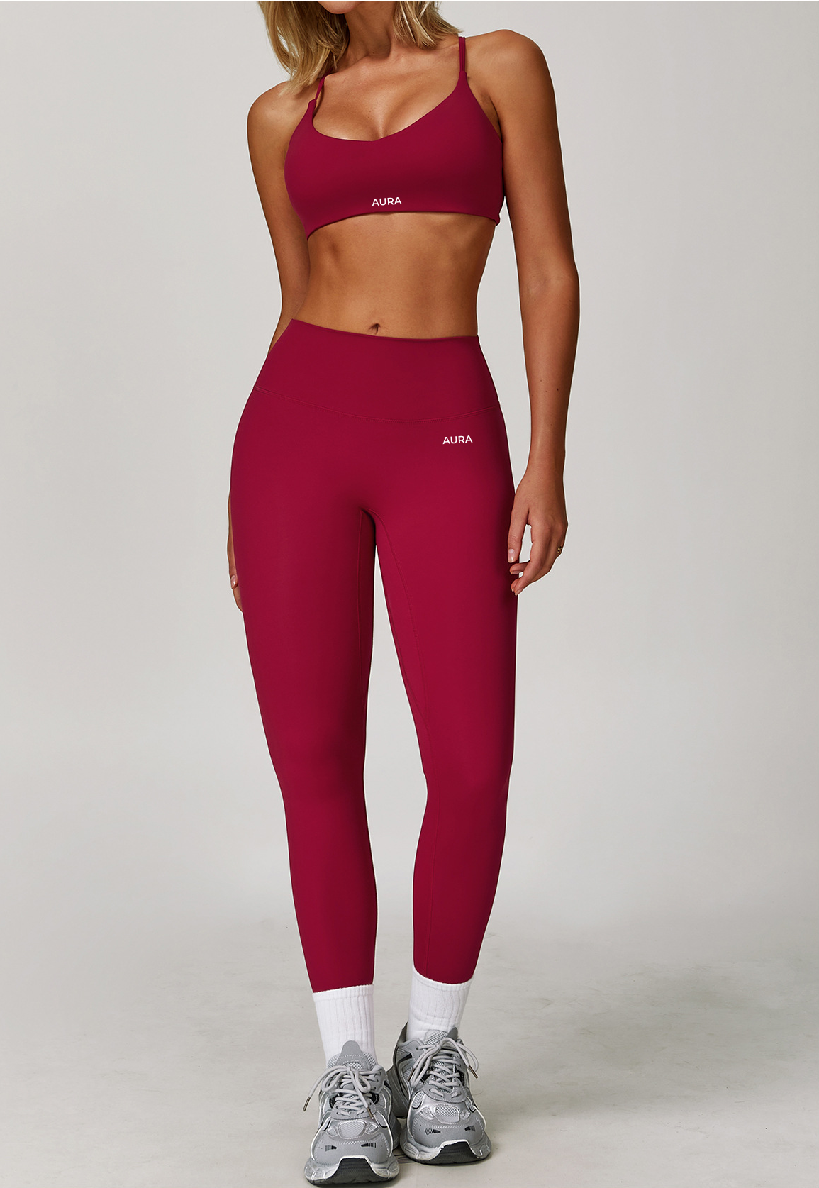 Everyday AURA Hot Red Gym Bra