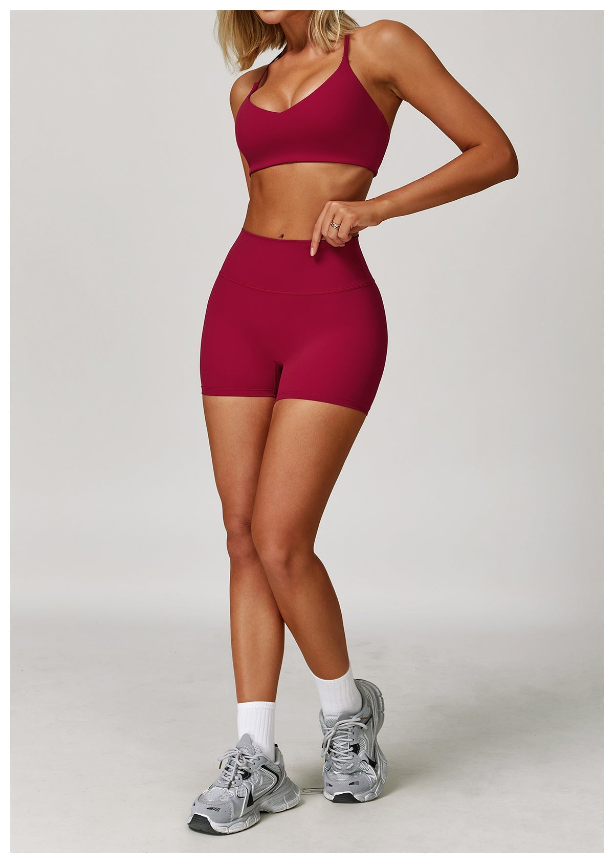 Everyday AURA Hot Red Gym Short