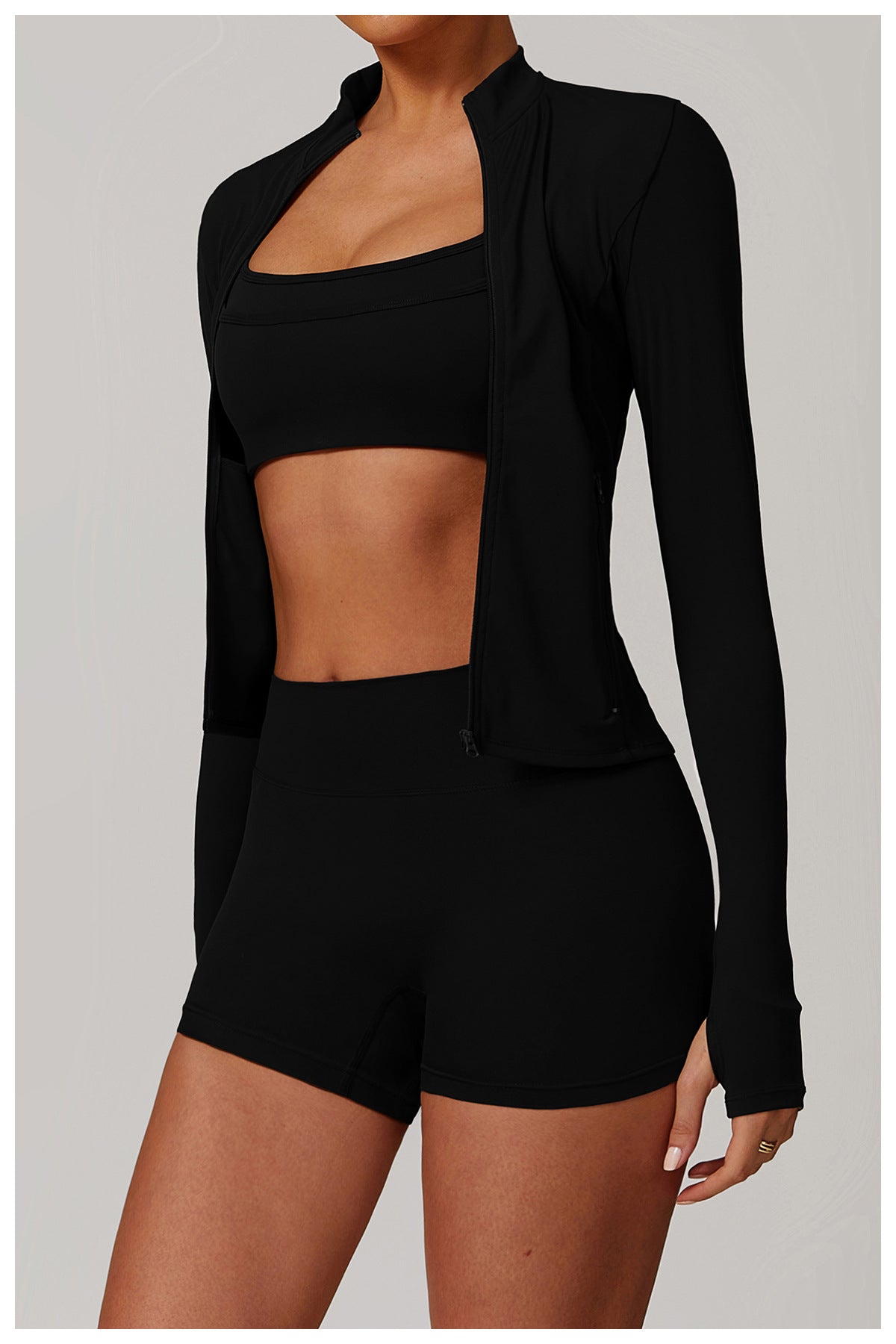 Everyday AURA Black Gym Tracktop
