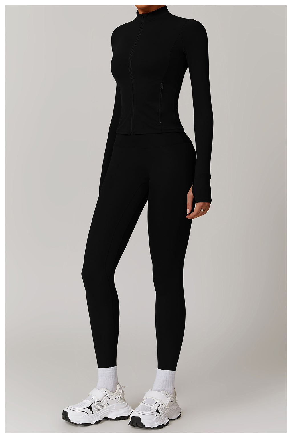 Everyday AURA Black Gym Tracktop