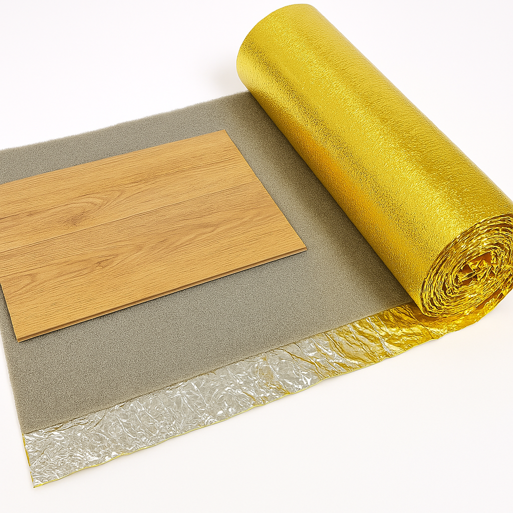 5mm Gold Underlay For Wood & Laminate Flooring (15m2)